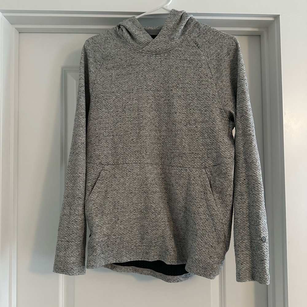 Gray Hooded Lululemon Sweatshirt